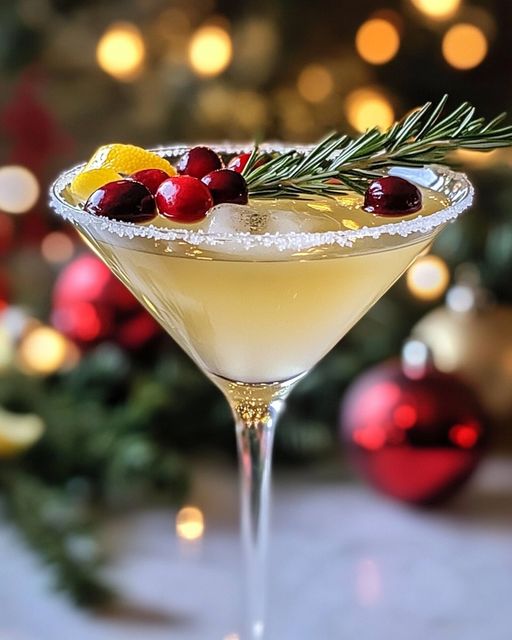 Christmas Lemon Drop Cosmo