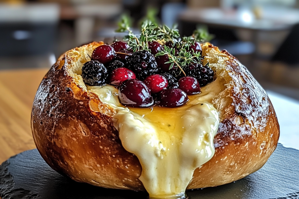 Baked Brie Bread Bowl