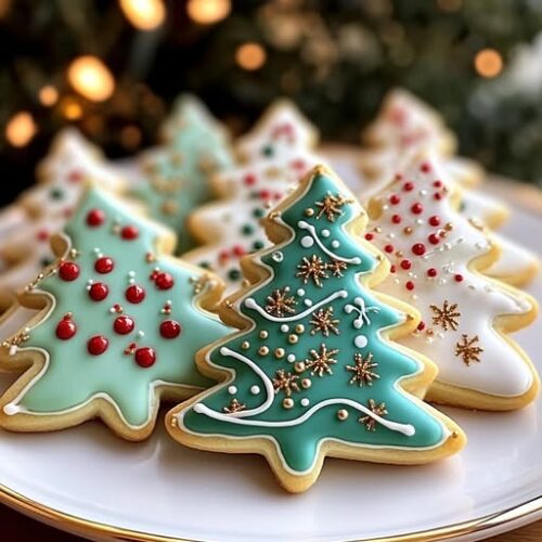 Christmas Tree Sugar Cookies