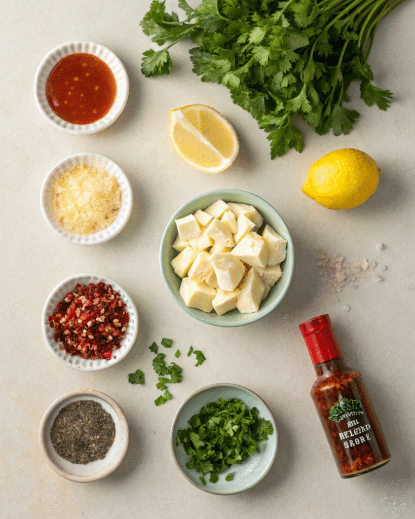 Ingredients for making cowboy butter recipe at home