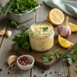 Delicious homemade cowboy butter recipe with fresh herbs and spices.