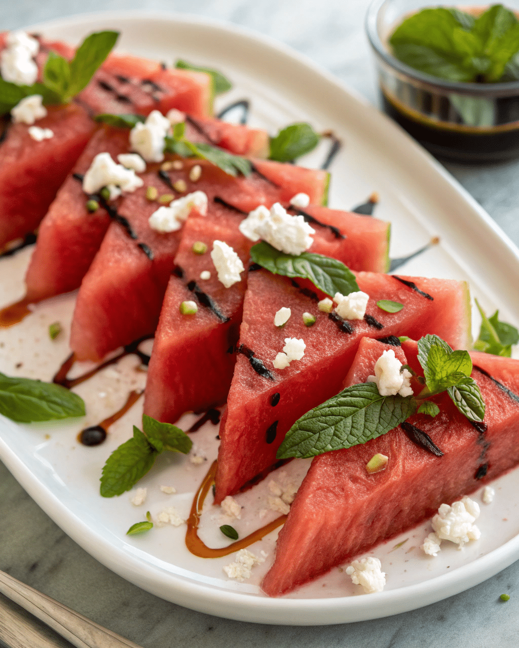 Sous Vide Compressed Watermelon: A Summer Sensation